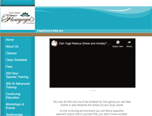 Tablet Screenshot of portperryflowyoga.com
